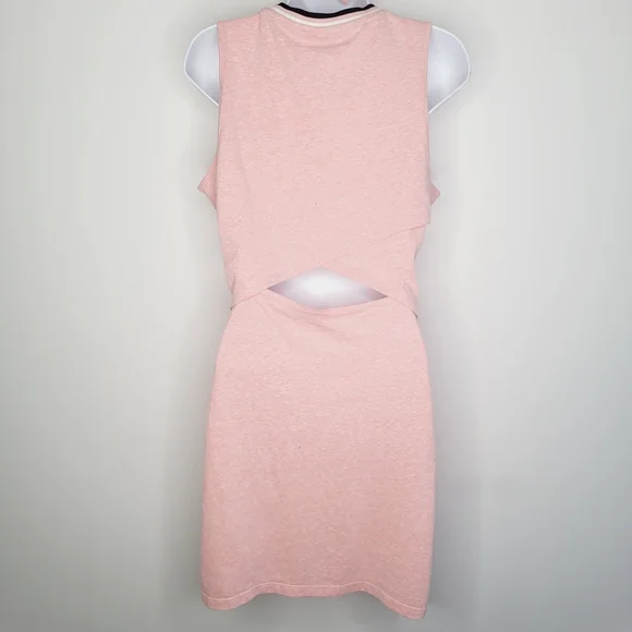 SOLD Lole Open Back Crew Neck Casual Cotton Summer Dress - Picture 5 of 7